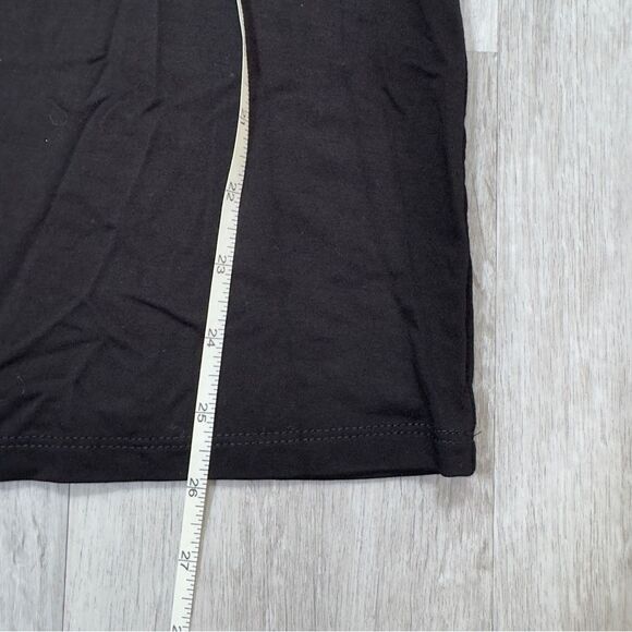 Bar III Women's 1X Plus Size Chic Black Balloon Sleeve Blouse with Tie Neck New - Picture 5 of 7